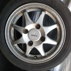 155/60R13 　夏タイヤ　ホイール　13インチ　4.5J　PCD110　ハブ径55　の画像