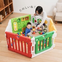 はらぺこあおむし ベビーサークルの画像