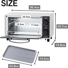 【2025年3月購入・ほぼ新品】オーブントースター の画像