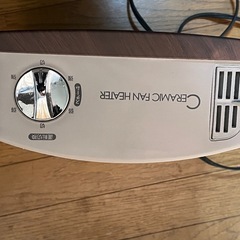 セミラミックファンヒーター　山善の画像