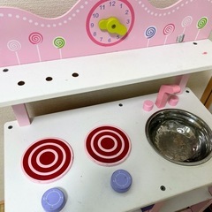 処分❗️おままごと　キッチン　木製　の画像