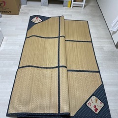 可愛い　金魚柄のゴザ敷物の画像