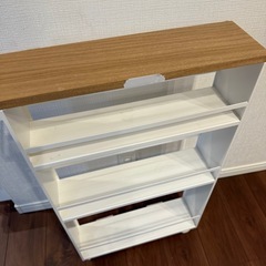 棚　隙間収納ワゴン　の画像