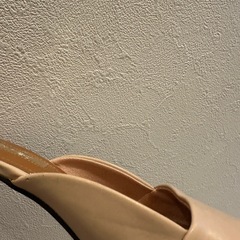 韓国　パンプス　ヒール　チャンキー　サンダル　24.5の画像