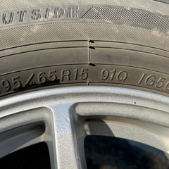 15インチアルミホイール　スタッドレスタイヤセットの画像