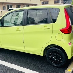 三菱EKワゴン　レモン色　車検あり！の画像