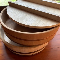 おひつ　木製　２段　36センチの画像