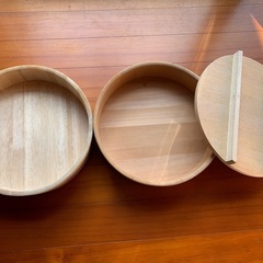 おひつ　木製　２段　36センチの画像