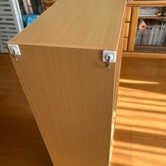 木目調カラーボックスの画像