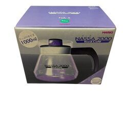 【新品未使用】HARIO ハリオ 耐熱ガラスポット 1000ml NASSA 2000 箱ありの画像