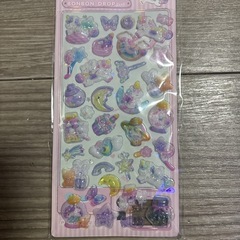 サンリオ キティ ユニコーン ぷくぷくシールの画像