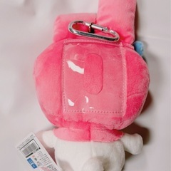 サンリオ マイメロ リール付きパスケースの画像