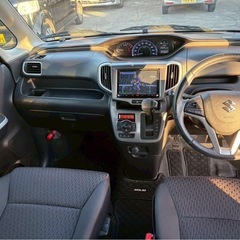 【支払総額29.8万円】h28年式ソリオHV車検令和10年1月機関良好 内外装良好 不具合無し！修復歴無し！両側パワスラ 8インチナビ フリップダウン！オススメ5人乗りハイトワゴン♩の画像