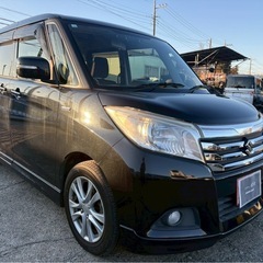 【支払総額29.8万円】h28年式ソリオHV車検令和10年1月機関良好 内外装良好 不具合無し！修復歴無し！両側パワスラ 8インチナビ フリップダウン！オススメ5人乗りハイトワゴン♩の画像