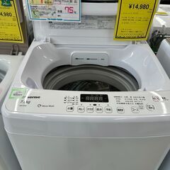 【ジャングルジャングル滋賀草津店】ジモティ来店特価!!　洗濯機　ハイセンス　HW-G75A　2019　J-2512190の画像