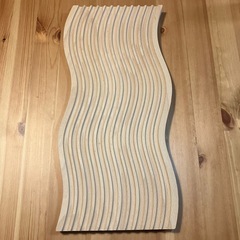 【1/5で掲載終了】木製 カフェプレート ウッドプレート ウェーブボード　北欧　韓国　雑貨インテリアの画像