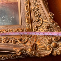 【引渡完了】油絵　　額縁入りの画像