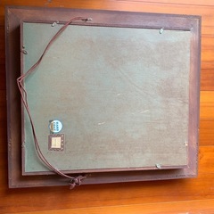 【引渡完了】油絵　　額縁入りの画像