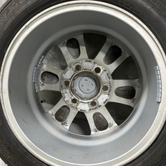 プラド 後期 純正 17インチホイール.タイヤセット　ハイエースなどの画像