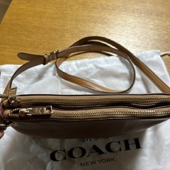 coach ショルダーバッグ　茶の画像