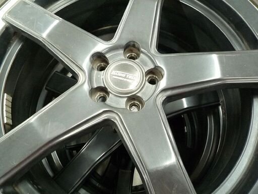 ホイール付きタイヤ 4本セット NITTO NT555 G2 225/45R19 2024年 BAHNS TECH 7.5J 5H PCD100 IS50 BLEST レガシー 苫小牧西店
