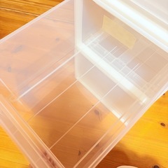 【対面不要】無印良品 ポリプロピレン収納ケース 3つまとめての画像