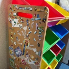 トイザらス おもちゃ 収納ラック おもちゃボックスの画像