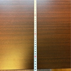 サンワダイレクト シンプルデスク ワークデスク モニターアーム対応 幅80cm 奥行45cm ブラウンの画像