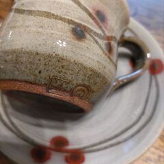 渋可愛いカップ、ソーサー（お取り引き中）の画像