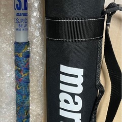 新品バットケース付き！！青ワニmarucciワニクラッシャー80cm良美品！の画像