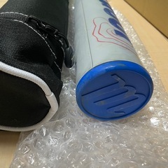 新品バットケース付き！！青ワニmarucciワニクラッシャー80cm良美品！の画像