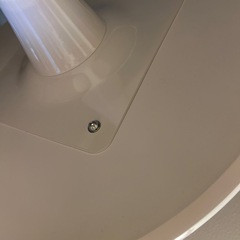 ホワイト円形ダイニングテーブル　白　テーブル　60㌢　ウエディング　パーティーの画像