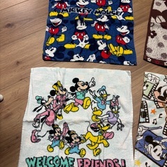 ディズニーハンドタオル4枚セットの画像
