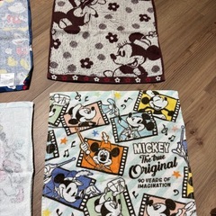 ディズニーハンドタオル4枚セットの画像