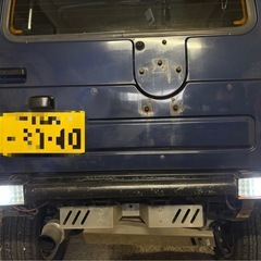 ジムニー　社外スチールリアバンパー　レンズ付きの画像