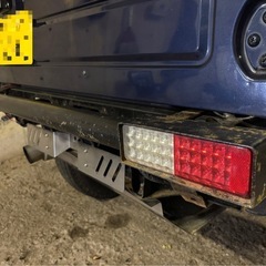 ジムニー　社外スチールリアバンパー　レンズ付きの画像
