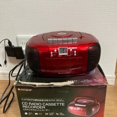 CD、カセット、ラジオの画像