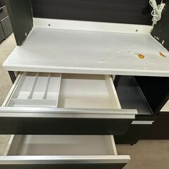 【ジャングルジャングル滋賀草津店】ジモティ来店特価!!　食器棚　ﾕｰｱｲ　ｸﾞﾘｰﾝ　J-2512197の画像