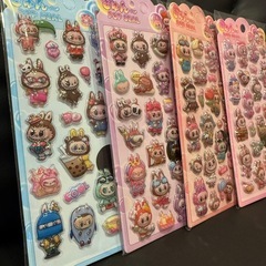 ラブブ　３Dシール　4枚まとめ売りの画像