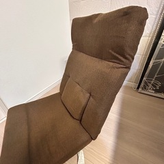 座椅子 フルフラット可能の画像