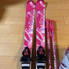 スキー板5点セット　KAZAMAの画像