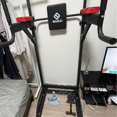 ほぼ未使用　WASAI 懸垂マシン ぶら下がり健康器の画像