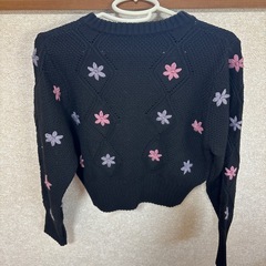 GRL 花柄刺繍ショート丈カーディガンの画像