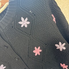 GRL 花柄刺繍ショート丈カーディガンの画像