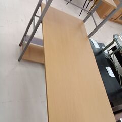 リユースのサカイ栃木店★ジモティ割あり★ NITORI デスク ベージュ W120×D60×H120 クリーニング済み TC12189の画像
