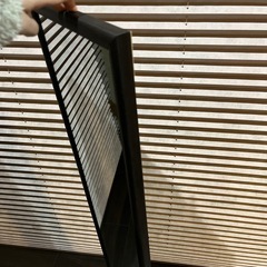 木目ミラーの画像