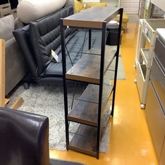 【リサイクルサービス八光】幅60cm　4段ブックシェルフ　ミドルブラウンの画像