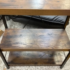 【リサイクルサービス八光】幅60cm　4段ブックシェルフ　ミドルブラウンの画像