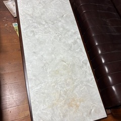 GY1228 応接室セット　ソファー　椅子　テーブル　昭和レトロ　ヴィンテージ　革製の画像