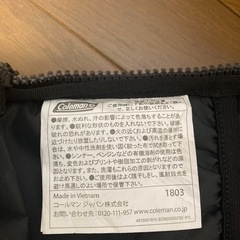 コールマン　リュック　グレーの画像